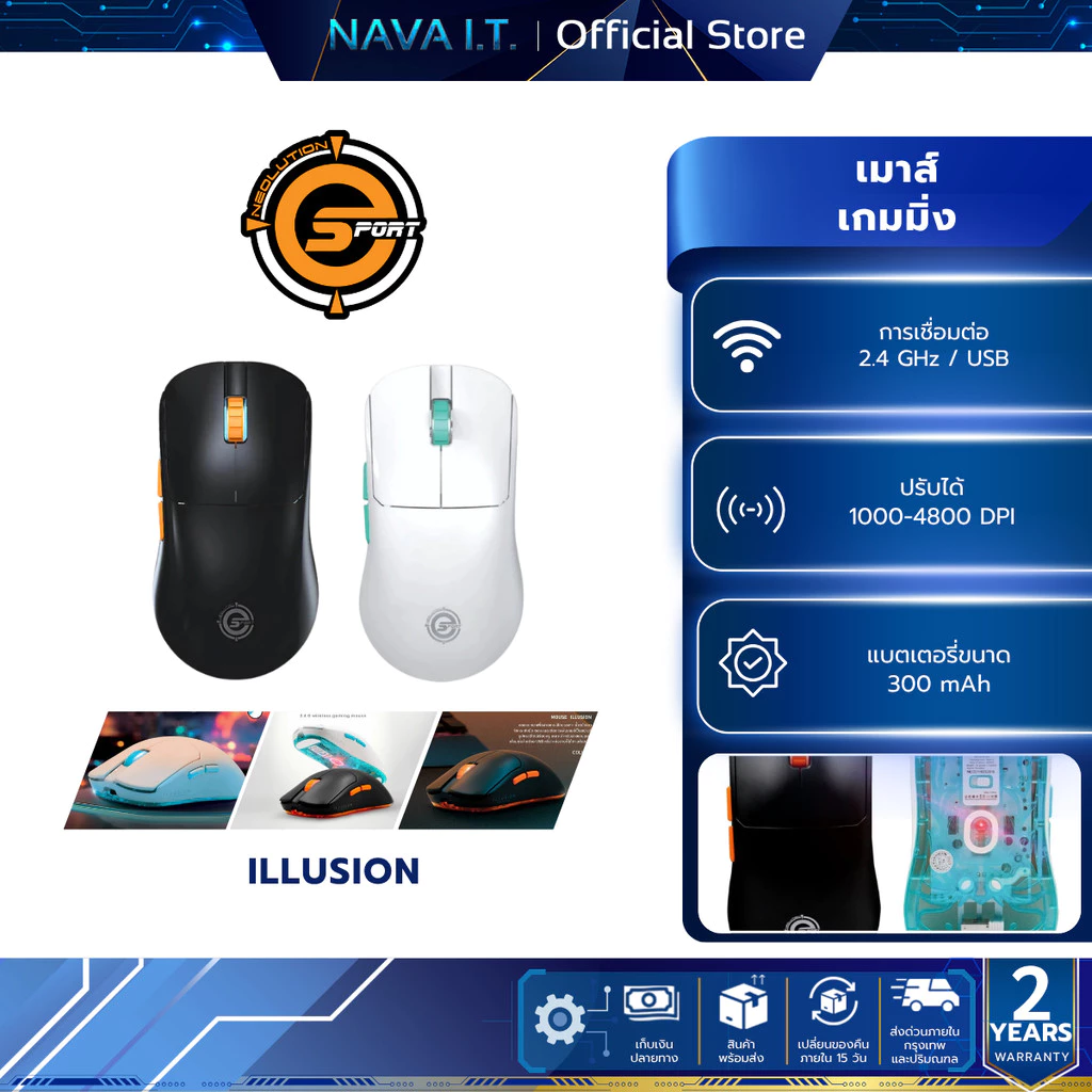 NEOLUTION E-SPORT ILLUSION WIRELESS MOUSE